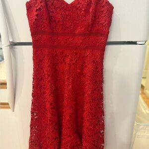 Eliza J Vibrant Red Dress
